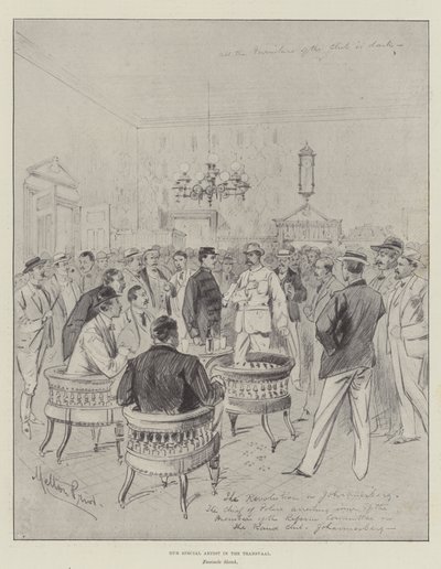 Notre artiste spécial au Transvaal - Melton Prior